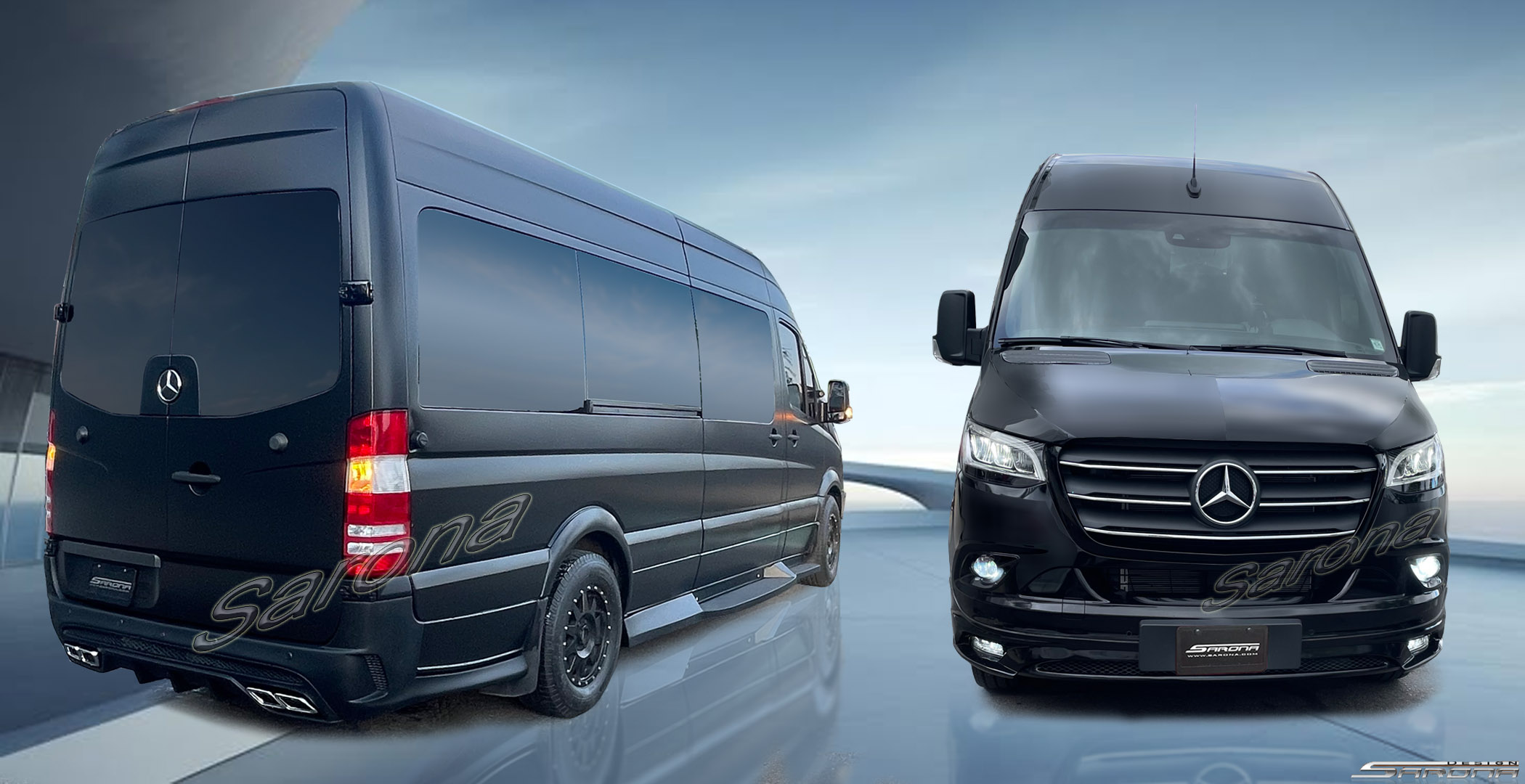 Custom Mercedes Sprinter  Long Wheel Base Body Kit (2019 - 2025) - Call for price (Part #MB-178-KT)